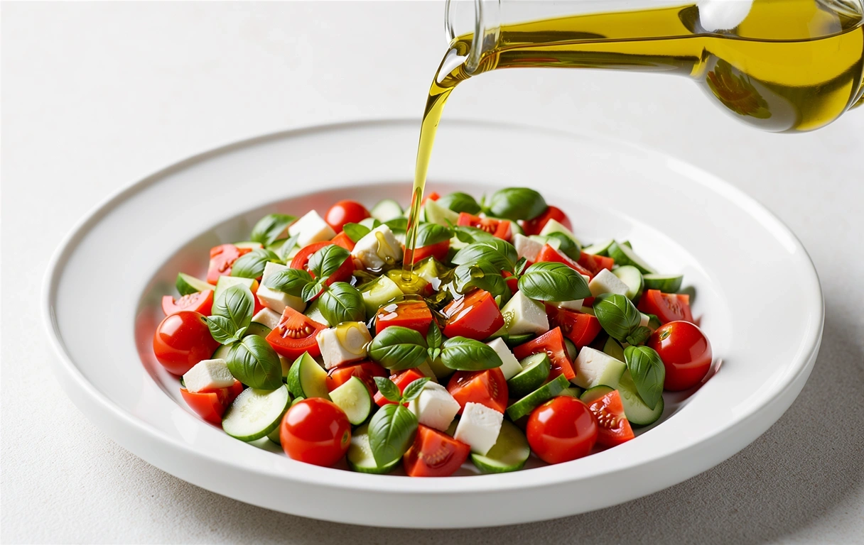 Ingredientes frescos y dieta mediterránea